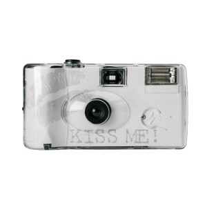 Vienkartinis fotoaparatas 400/27 "Kiss Me" WHITE