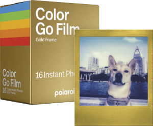 Polaroid Color film for Go - Gold Frame - Double Pack