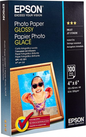 Epson Photo Paper Glossy 10x15 cm 100 Sheets 200 g