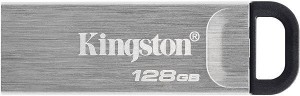 Kingston USB Flash Drive DataTraveler Kyson 128 GB, USB 3.2 Gen 1, Black/Grey