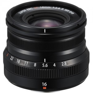 Fujifilm XF 16mm f/2.8 R WR Black