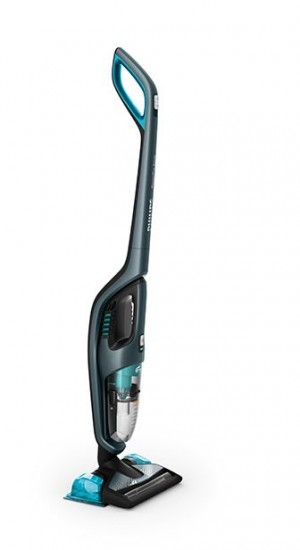Philips PowerPro Aqua FC6409/01 stick vacuum/electric broom Bagless 0.6 L Blue, Green