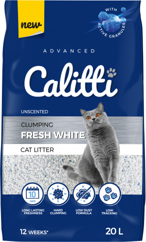 Calitti Fresh White Bentonite Litter 20L