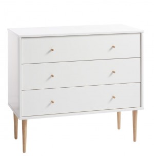 Jysk Chest of drawers IDOMLUND 3 drawers white/oak