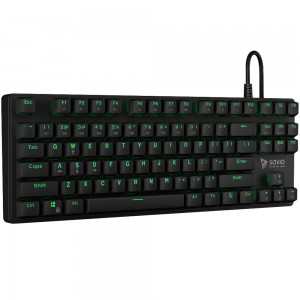 Savio Mechanical Gaming Keyboard SAVIO Tempest RX TKL Outemu BROWN USB QWERTY English Black