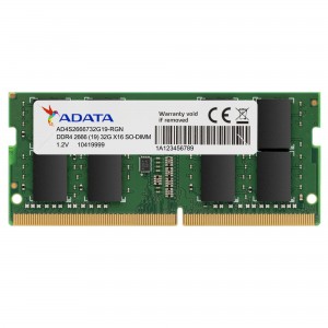 ADATA AD4S266688G19-SGN memory module 8 GB 1 x 8 GB DDR4 2666 MHz
