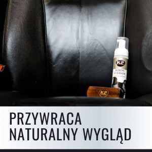 K2 AURON kit (Auron Cleaner+Auron Protectant+Auron Brush + microfibre) - leather cleaning and care kit
