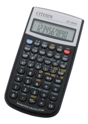 Citizen SR-260N calculator Pocket Scientific Black