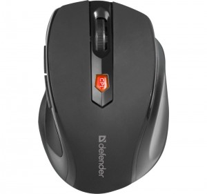 MOUSE DEFENDER ULTRA MM-315 RF BLACK OPTICAL 1600DPI 6P