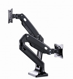 Gembird MA-DA2-03 Full-motion desk 2-display mounting arm, 17”-35”, up to 10 kg
