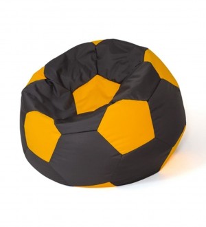 Sako bag pouffe Ball black-yellow XXL 140 cm
