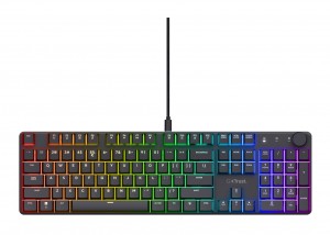 Trust GXT 866 TORIX keyboard USB QWERTY US International Black