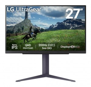 LG 27-inch UltraGear Gaming Monitor 27GS85Q-B