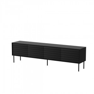 Cama CORTINA 4D TV cabinet 200x40x55 black