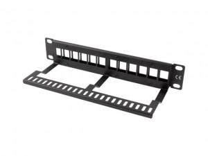LANBERG PATCH PANEL BLANK 12 PORT 1U 10