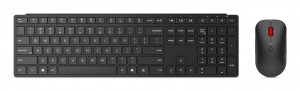 Lenovo 4X31S04810 keyboard Mouse included Office RF Wireless + Bluetooth US English Black