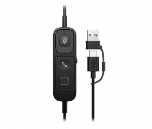 HP Poly Mission 825 Stereo USB Wired Headset