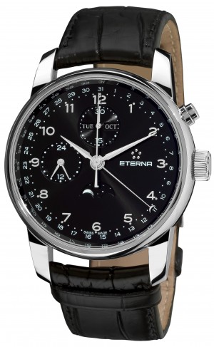 Eterna Soleure Moonphase Chronograph Men's Watch 8340.41.44.1175