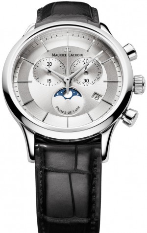 Maurice Lacroix Les Classiques Phase de Lune Chronograph Men's Watch LC1148-SS001-131