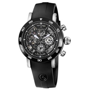 Chronoswiss Timemaster Chronograph Skeleton Men's Watch CH9043S-BK