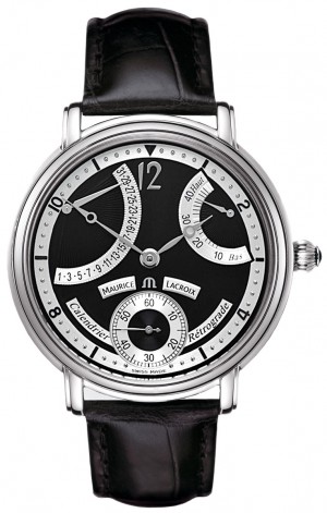 Maurice Lacroix Masterpiece Calendrier Retrograde Men's Watch MP7068-SS001-390