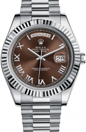 Rolex Day-Date II President 41mm Men's Watch 218239-RO-BRN