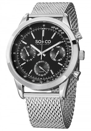 SO & CO Monticello Men's Watch 625006SILVER