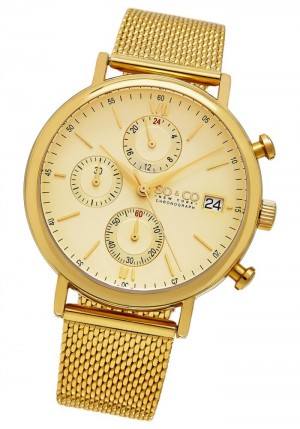 SO & CO Monticello Men's Watch 785266GOLD