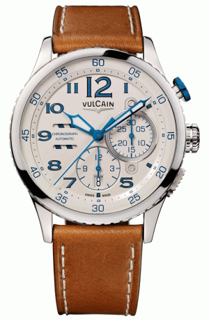 Vulcain Aviator Instrument Chronograph Men's Watch 590263A77.BFC011