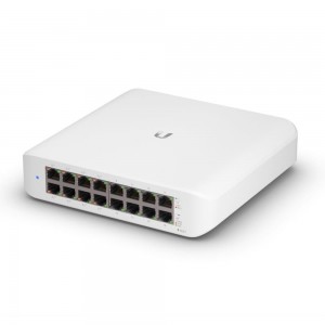 Switch|UBIQUITI|USW-LITE-16-POE|Type L2|16x10Base-T / 100Base-TX / 1000Base-T|PoE+ ports 8|60 Watts|USW-LITE-16-POE
