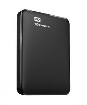 External HDD|WESTERN DIGITAL|Elements Portable|500GB|USB 3.0|Colour Black|WDBUZG5000ABK-WESN