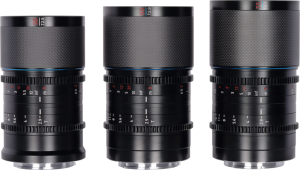 Sirui Anamorphic Lens Saturn Kit 35, 50 & 75mm T2.9 1.6x Carbon Fiber FF RF-Mount (Neutral Flare)