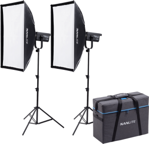 Nanlite FS-300B Bi-Colour 2 light kit with stand