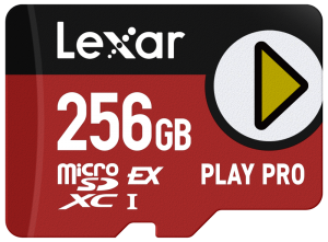 Lexar microSD Express I PLAY Pro Express 7.1, R900/W600 C10 U3 (UHS-I) 256GB 