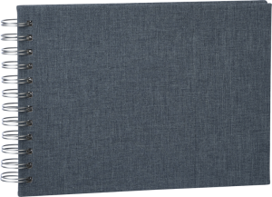 Focus Essence Wire-O 23x17 Blue w. white sheets
