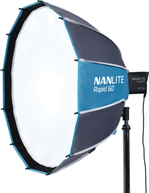 Nanlite Rapid 60 Parabolic Softbox SB-RP60 with Eggcrate for FM Mount 