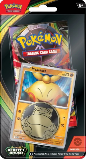Pokemon TCG: Mega Evolution - Perfect Order Checklane Blister Makuhita