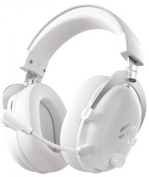 MCHOSE V9 Turbo Magnetic Wireless Earphones | 2.4G, BT, TYPE-C | Icy White