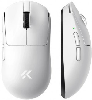MCHOSE A7 Ultra V2 Wireless Mouse | 2.4GHz, BT | 500 mAh | White