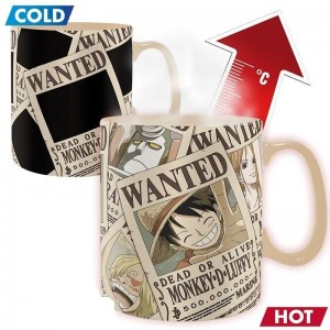 ONE PIECE Mug - Wanted | Heat Change 460 ml