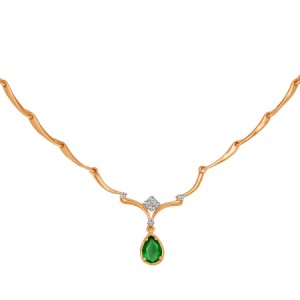 Necklace / 48 / Smaragds