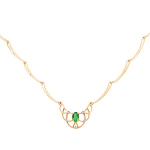 Necklace / 46.5 / Smaragds