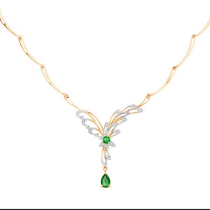 Necklace / 46 / Smaragds