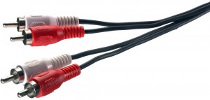 Vivanco cable Promostick 2xRCA - 2xRCA 2.5m (19318)