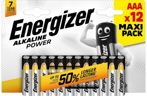 Energizer battery Alkaline Power AAA CHP12