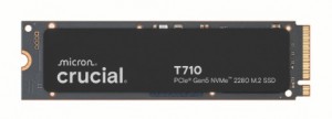 Crucial 1TB T710 PCIe Gen5 NVMe 2280 M.2 SSD