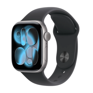 Watch Apple Watch Series 11 (2025) GPS 42mm Space Grey Aluminium Case with Sport Band S/M - Black