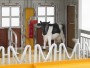 Bruder Cow Barn with Milking Machine, Cow and Figure (62621)