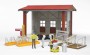 Bruder Cow Barn with Milking Machine, Cow and Figure (62621)