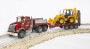 Bruder MACK Granite Truck with Low Loader and JCB 4CX (02813)